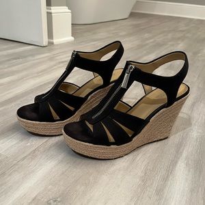Michael Kors Berkley Canvas Espadrille Wedge